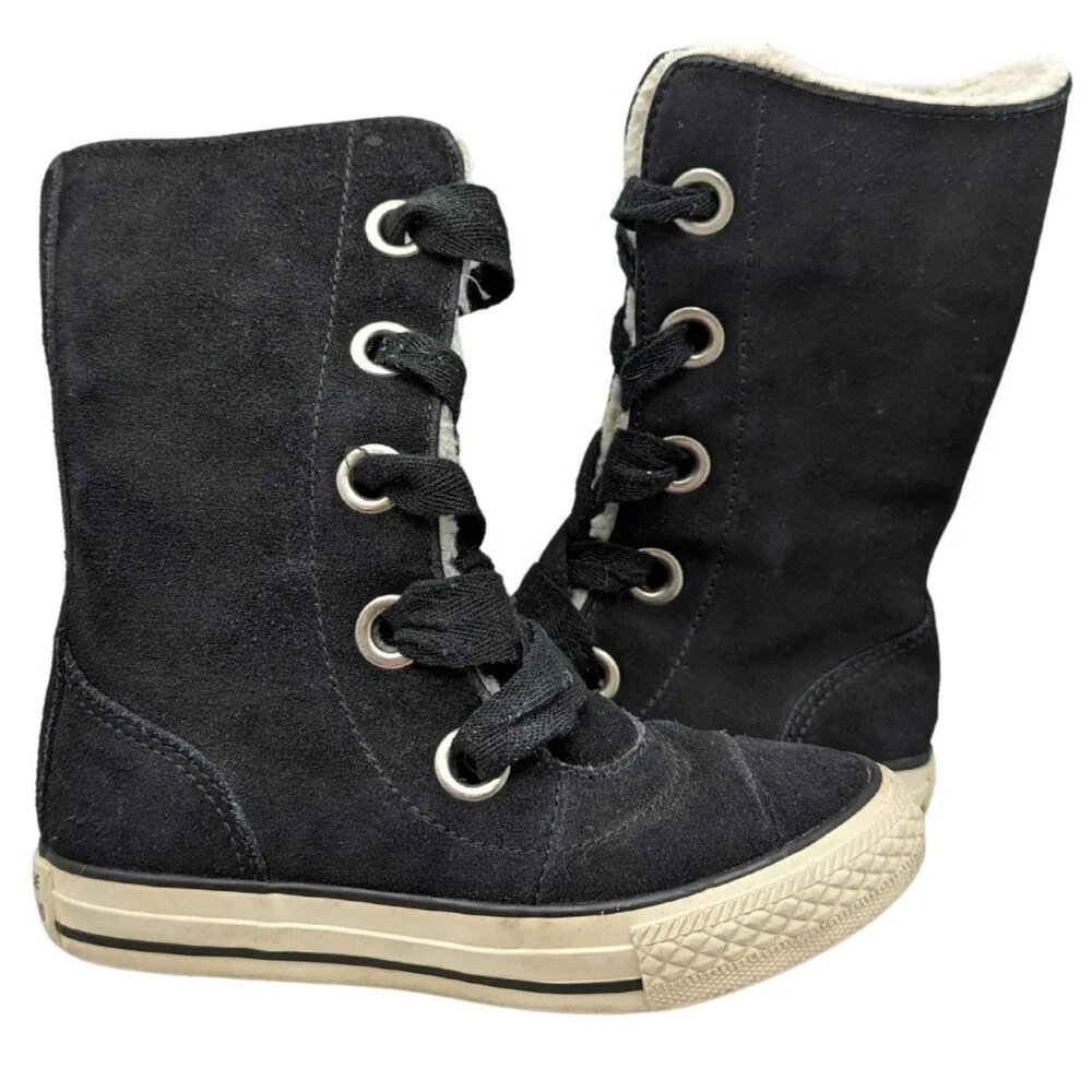 Converse Chuck Taylor Tall Suede Boots Size Toddler 11.5